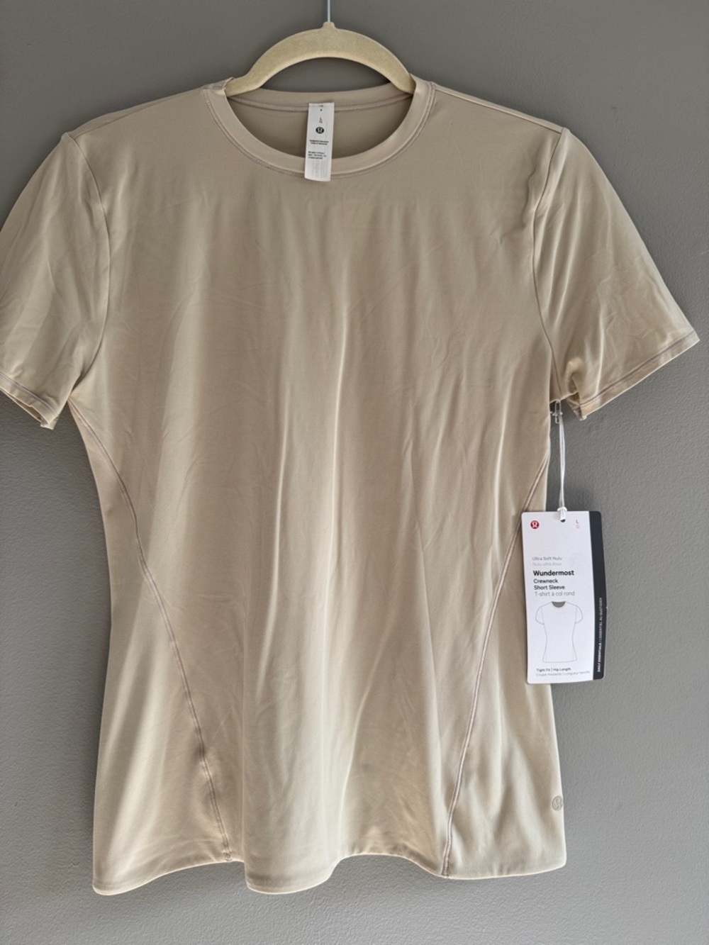 lululemon athletica Women's Short Sleeve Crew Tee in Beige